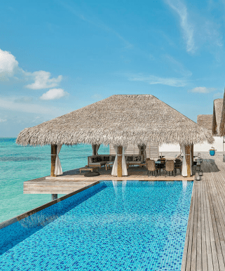 TWO AND THREE BEDROOM WATER VILLAS WITH PRIVATE POOL