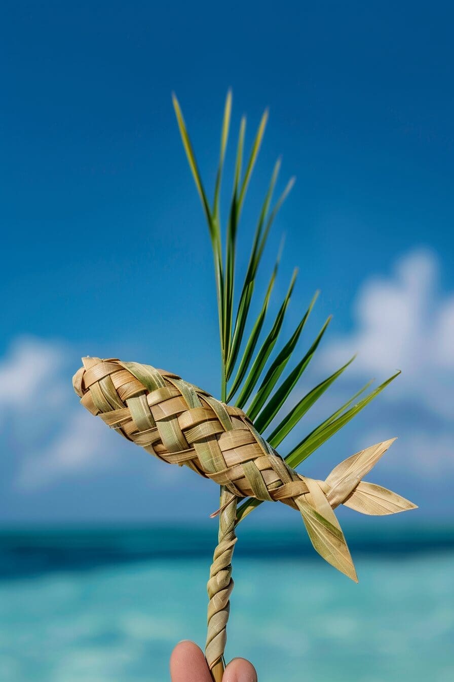 palm leaf fish